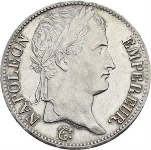 Napoleon I, 5 francs 1813 A. Liten ripe/minor scratch
