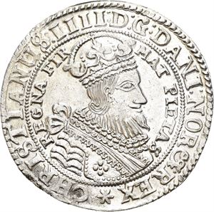 Christian IV 1588-1648. Speciedaler 1647. Liten korrosjonsflekk/minor spot of corrossion. S.19