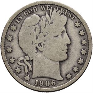 ½ Dollar "Barber Half Dollar" 1906
