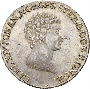 CARL XIV JOHAN 1818-1844, KONGSBERG, Speciedaler 1824