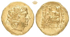KINGS of PONTOS. Mithradates VI Eupator, circa 120-63 BC. AV stater (18,5 mm; 8,17 g)