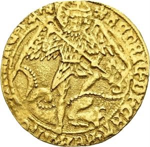 Henrik VII 1485-1509, angel. Pregesprekk/striking crack