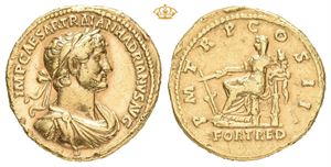 Hadrian, AD 117-138. AV aureus (19,5 mm; 7,25 g)