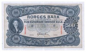 500 kroner 1941. A0347231