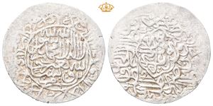 INDIA, Mughal Empire. Nasir al-Din Muhammad Humayun. 1530-1540 and 1555-1556. AR mitqal (27 mm; 4,75 g)