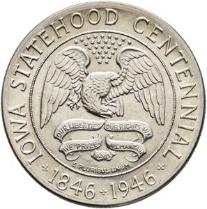 ½ Dollar Iowa Centennial 1946