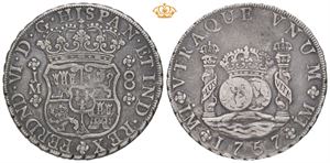 Ferdinand VI, 8 reales 1757. JM