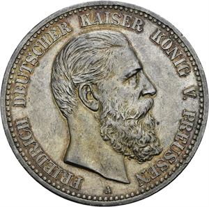 Preussen, Friedrich III, 5 mark 1888