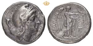 Anonymous. Circa 250-240 BC. AR didrachm (19 mm; 6,59 g). Neapolis mint?