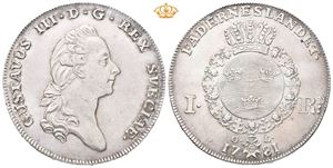 Gustav III, riksdaler 1781