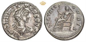 AR Denarius 200-201 AD