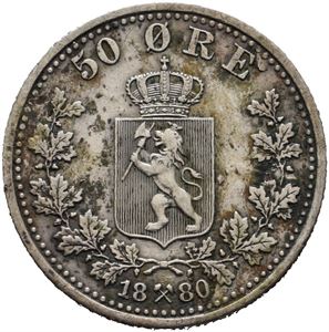 50 øre 1880