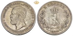 2 kroner 1888