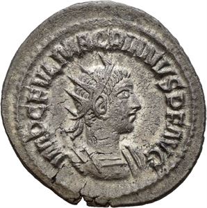 Macrianus 260-261, antoninian, usikkert syrisk myntsted. R: Aequitas stående mot venstre