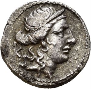 PISIDIA, Komama. First century BC. AR hemidrachm (2,14 g). Diademed head of Artemins to right, K behind / KOMA-MEON, long torch between legends. Surfaces slightly corroded. Toned. Very rare.