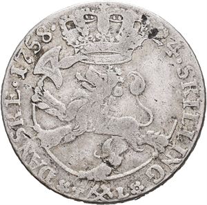 Frederik V, 24 skilling 1758