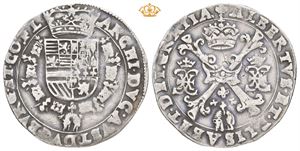 Flandern, Albert & Isabella, 1/4 patagon u.år/n.d. (1612-1615)