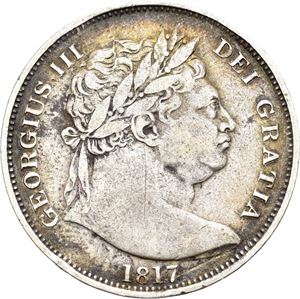 George III, 1/2 crown 1817