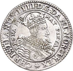 CHRISTIAN IV 1588-1648 2 speciedaler 1647. R. S.10