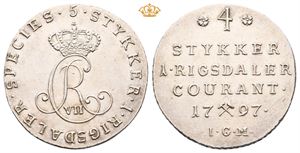 Norway. 1/5 speciedaler 1797. S.9
