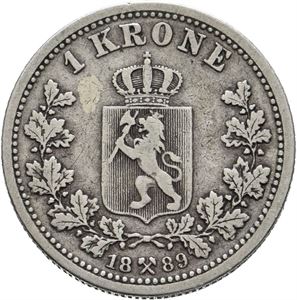 1 krone 1889