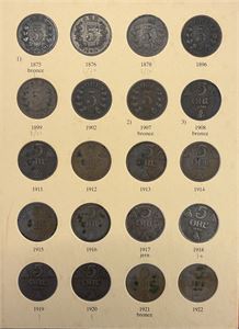 5 øresamling i Siegalbum komplett