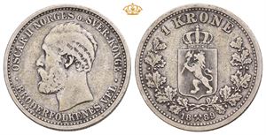 1 krone 1889