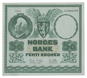 50 kroner 1961. E.2606450.