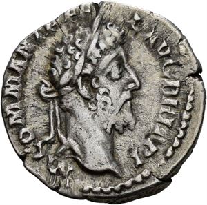 Commodus 177-192, denarius, Roma 191 e.Kr. R: Concordia stående mot venstre