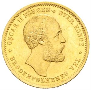 Oscar II, 20 kroner 1902.