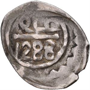 1/2 diham 1288 (1871). (1,43 g). Fes mint