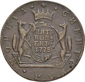 5 kopek 1778 KM
