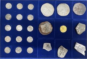 Original promotion set (Rundesett) of 24 coins from the Akerendam Treasure