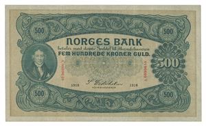 500 kroner 1918. A0099640