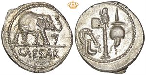AR Denarius, April-August 49 BC