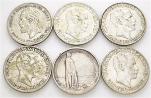 Samling med 2-kroner 1894-1917