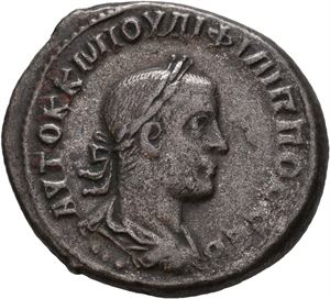 SELEUCIS & PIERIA, Antioch. Philip II, AD 247-249. BI tetradrachm (13,67 g)