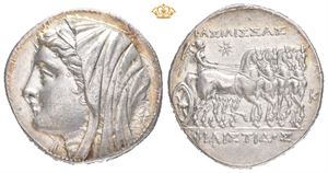 SICILY, Syracuse. Hieron II, circa 275-215 BC. AR 16 litrai/tetradrachm (27 mm; 13,44 g)