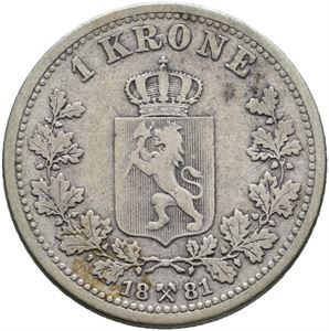 1 krone 1881