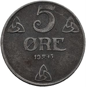 5 øre 1945