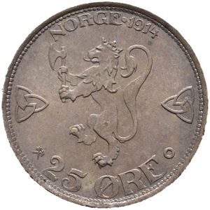25 øre 1914