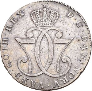 CHRISTIAN VII 1766-1808 Speciedaler 1776. S.3