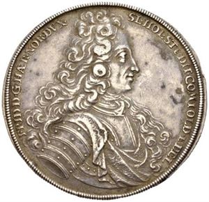 Schleswig-Holstein-Gottorp, Frederik IV, 1 1/2 taler 1702