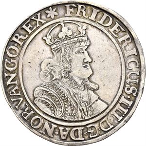 Frederik III 1648-1670. Speciedaler 1651. S.7