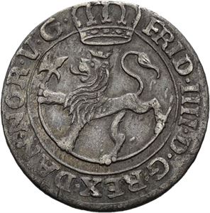 FREDERIK IV 1699-1730. 8 skilling 1729. S.2