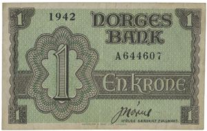 1 krone 1942 A London