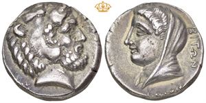 AR Didrachm, circa 345-340 BC