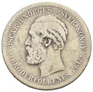 1 krone 1881.