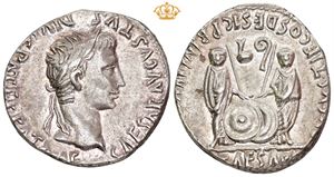 AR Denarius, 2 BC-AD 12