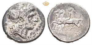 CAMPANIA, Suessa Aurunca. Circa 265-240 BC. AR didrachm (7,12 g)
